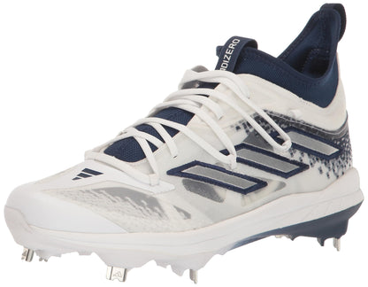 adidas Mens Adizero Afterburner 9 NWV Sneaker Team Navy Blue/Silver Metallic/White 14 - Renee Lane Company