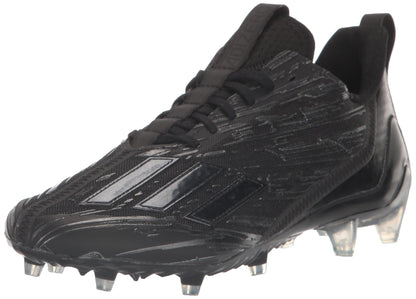 adidas Mens Adizero Football Shoe Black/Black/Black 8 - Renee Lane Company