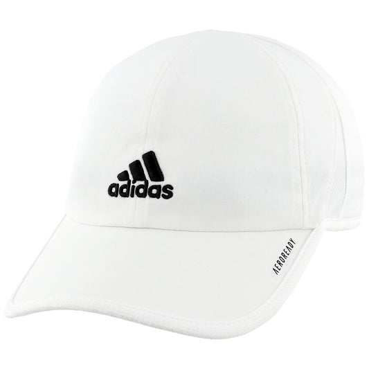 adidas Mens Adizero II Cap White/Black One Size - Renee Lane Company