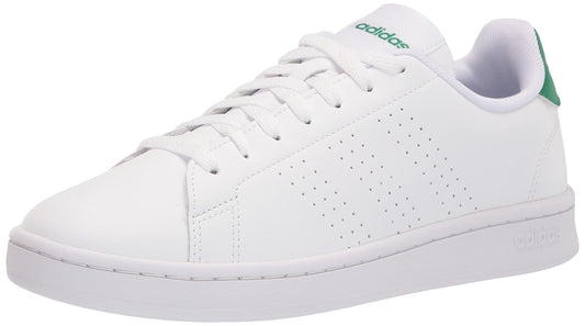 adidas Mens Advantage Racquetball Shoe White/White/Green 14 - Renee Lane Company