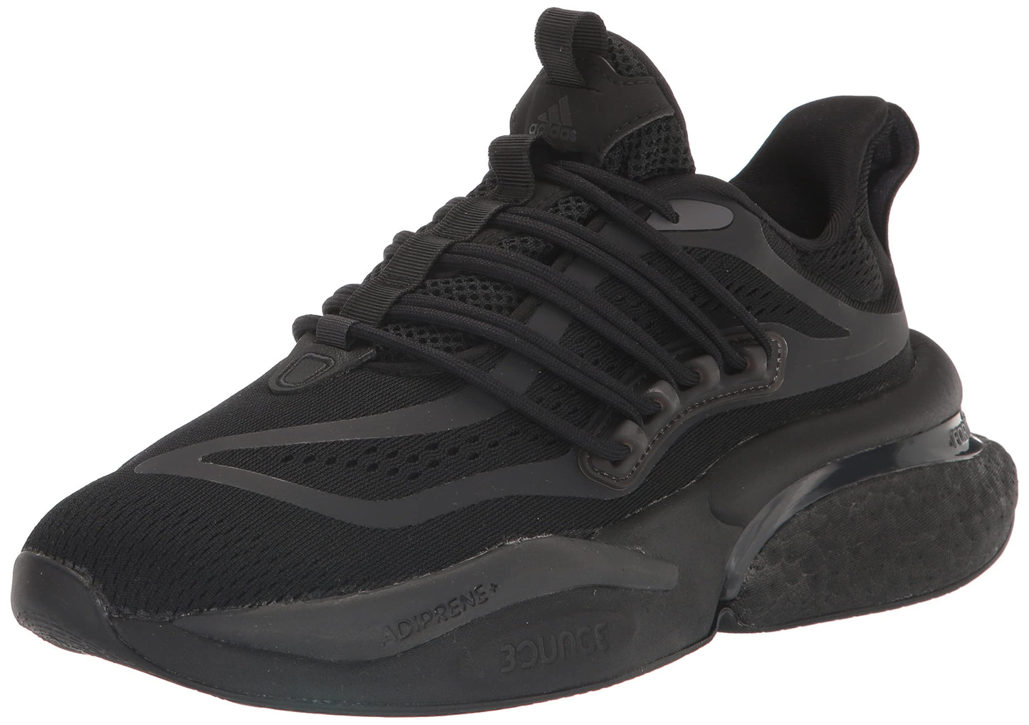 adidas Mens AlphaBoost V1 Running Shoe Black/Grey/Carbon 10.5 - Renee Lane Company