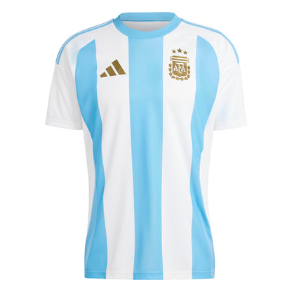 adidas Mens Argentina 2024 Home Fan Jersey White/Blue Burst Medium - Renee Lane Company