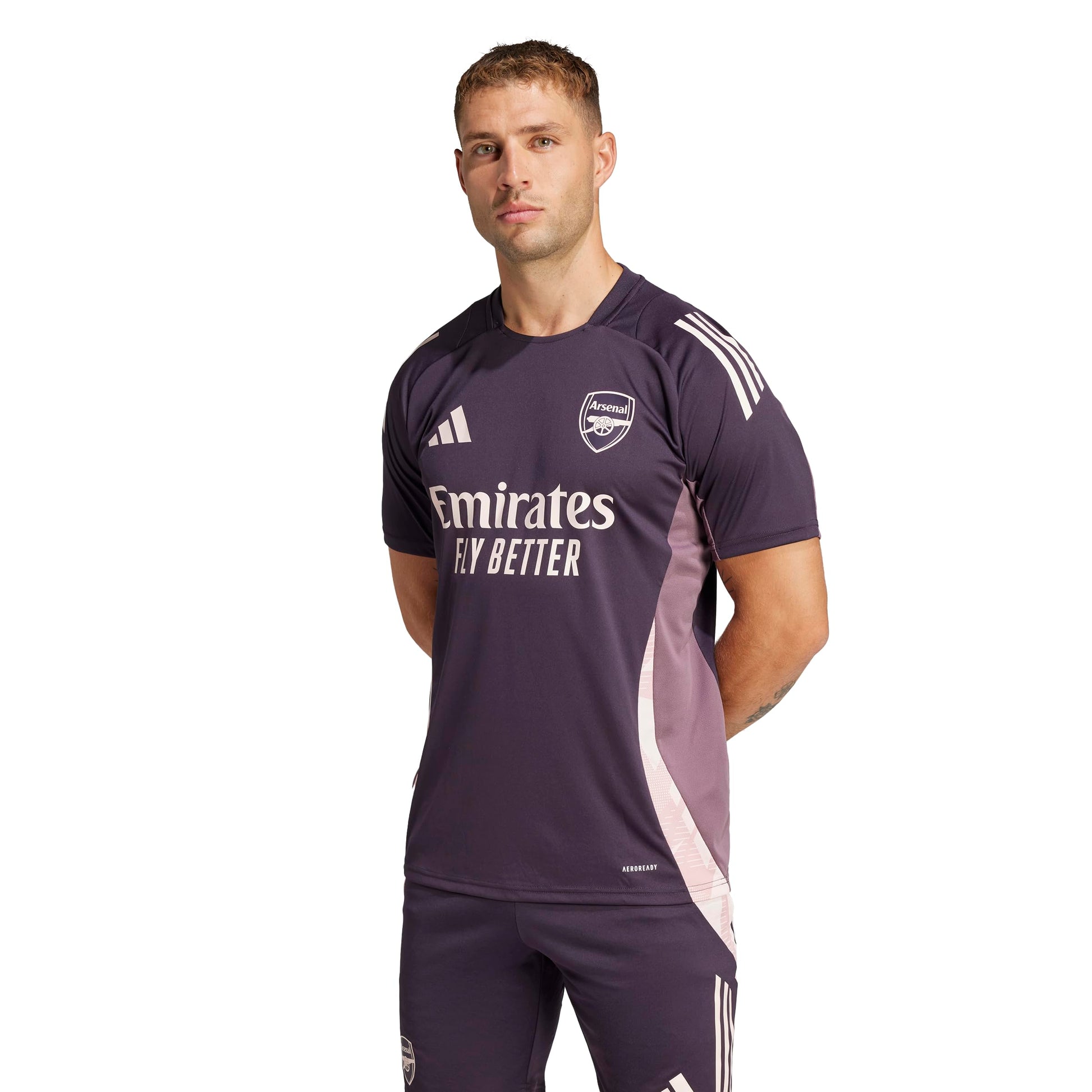 adidas Mens Arsenal FC 24/25 Training Jersey Aurora Black - Renee Lane Company