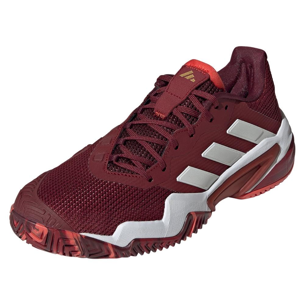 adidas Mens Barricade 13 Sneaker Team Collegiate Burgundy/White/Team Maroon 2 9 - Renee Lane Company