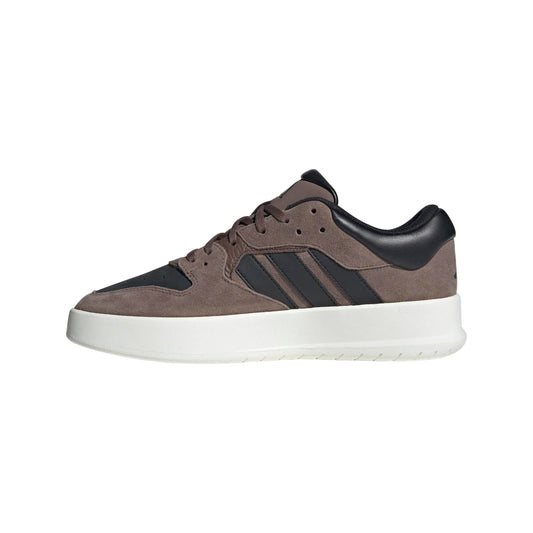 adidas Mens Court 24 Tennis Sneaker Earth Strata/Black/Earth Strata 13 - Renee Lane Company