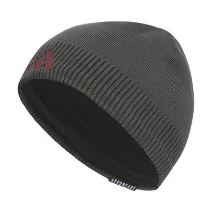 adidas Mens Creator Beanie Standard fit Acrylic Knit Skull Cap/hat for Winter Grey Six/Black/Shadow Red One Size - Renee Lane Company