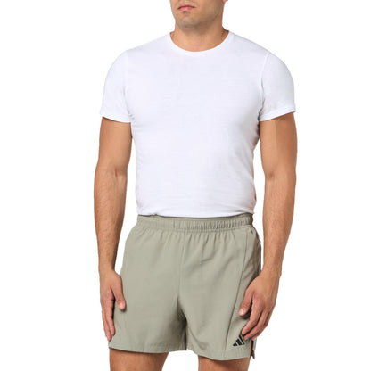 adidas Mens Designed for Training Workout Shorts Silver Pebble X-Large/9" Inseam - Renee Lane Company