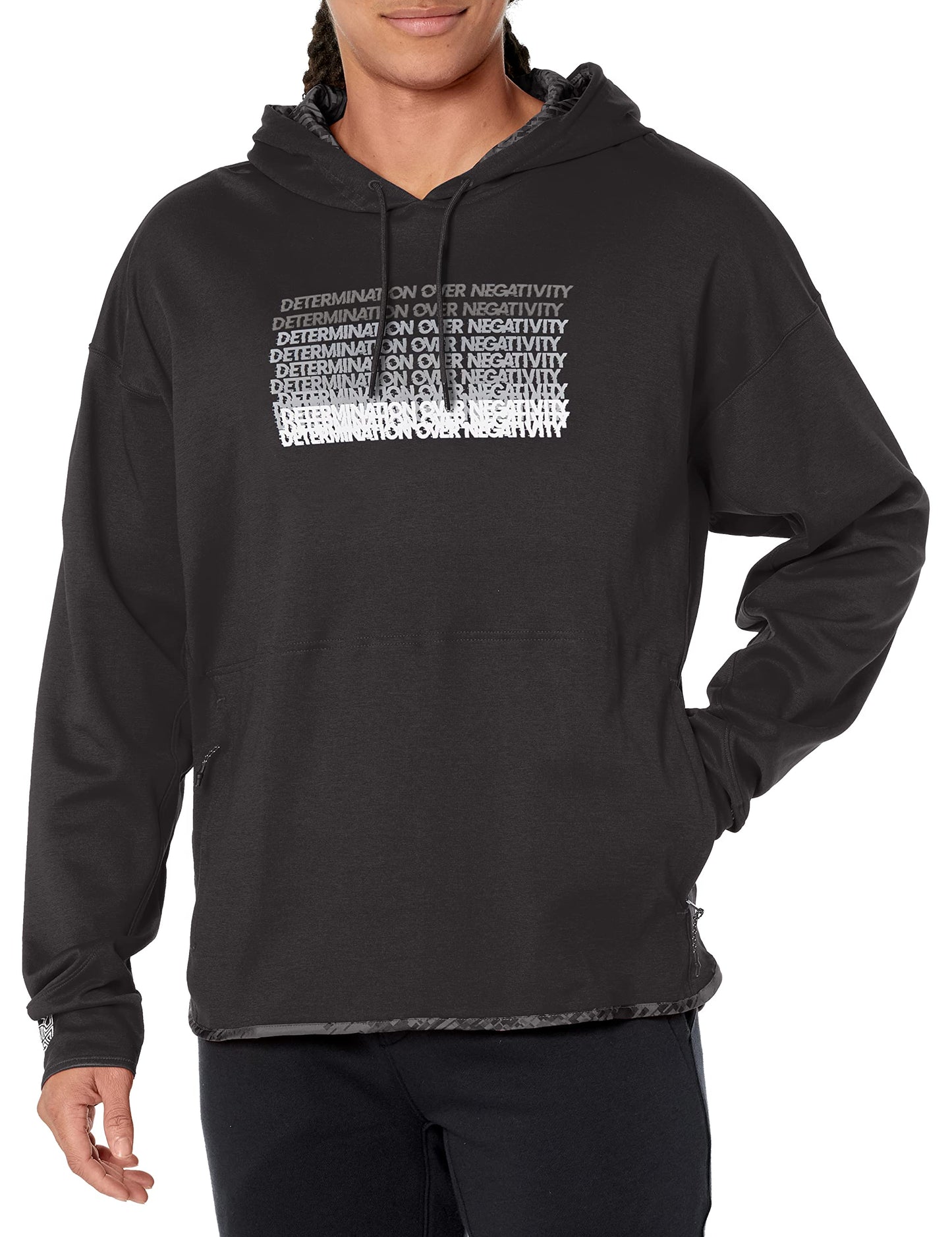 adidas Mens Donovan Mitchell Inno Hoodie Black Small - Renee Lane Company