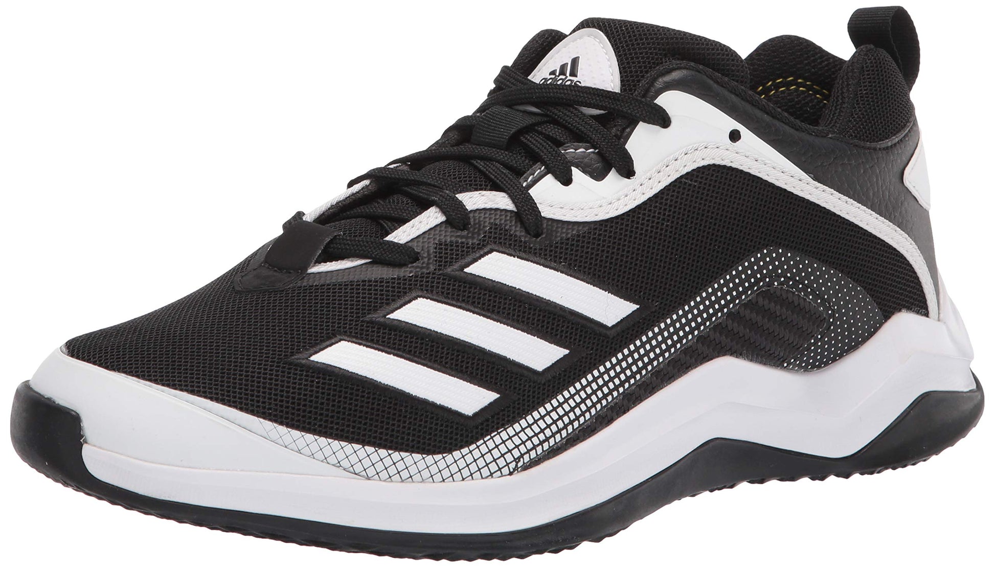 adidas Mens EG7608 Baseball Shoe Black/White/White 16 - Renee Lane Company