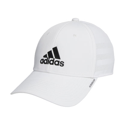 adidas Mens Gameday Structured Stretch Fit Hat Discontinued White/Black Large-X-Large - Renee Lane Company