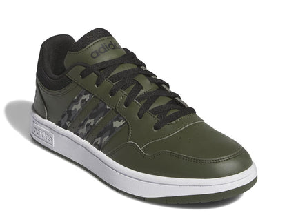 adidas Mens Hoops 3.0 Basketball Sneaker Night Cargo/Black/White 7.5 - Renee Lane Company