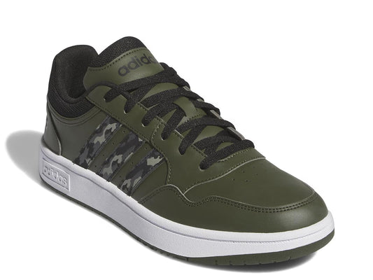 adidas Mens Hoops 3.0 Basketball Sneaker Night Cargo/Black/White 7.5 - Renee Lane Company