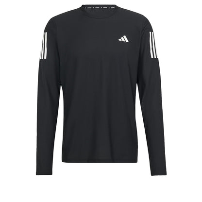 adidas Mens Own The Run Long Sleeve T-Shirt Black XX-Large Tall - Renee Lane Company