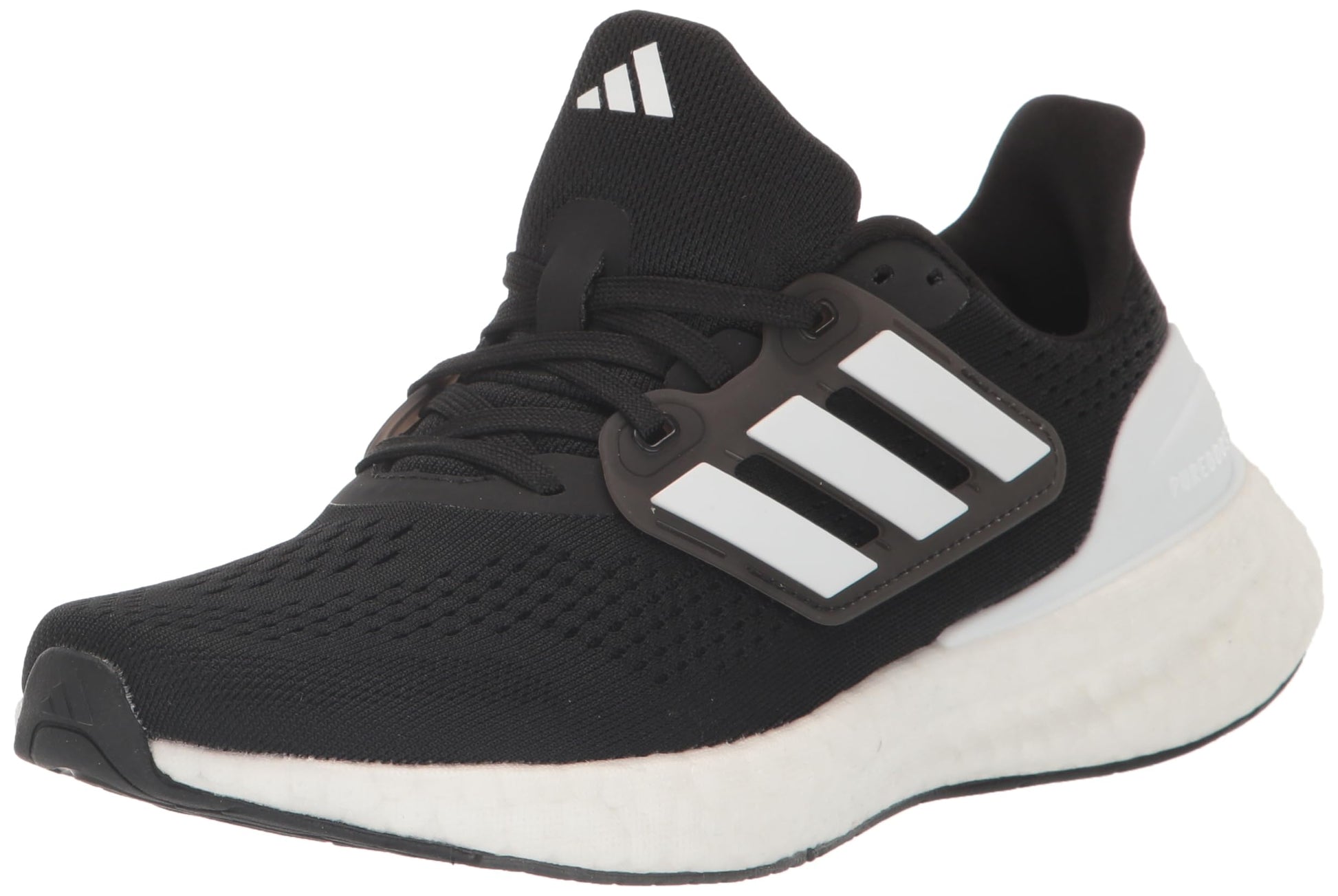 adidas Mens Pureboost 23 Sneaker Core Black/White/Carbon 6.5 - Renee Lane Company