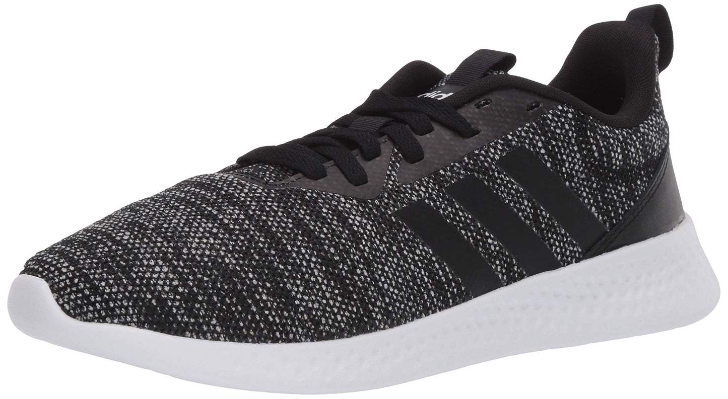 adidas Mens Puremotion Running Shoe Black/Black/White 9.5 - Renee Lane Company