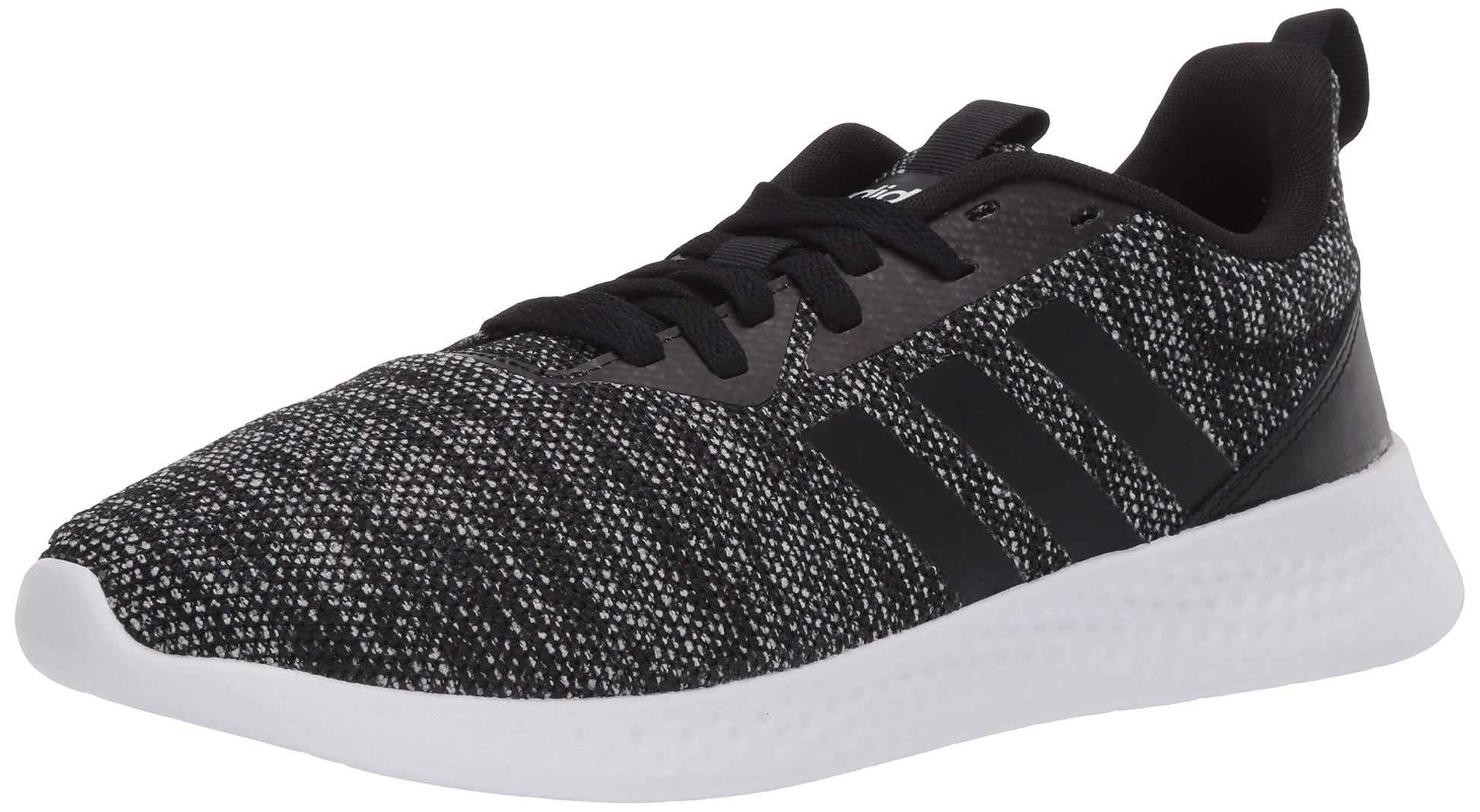 adidas Mens Puremotion Running Shoe Black/Black/White 9.5 - Renee Lane Company