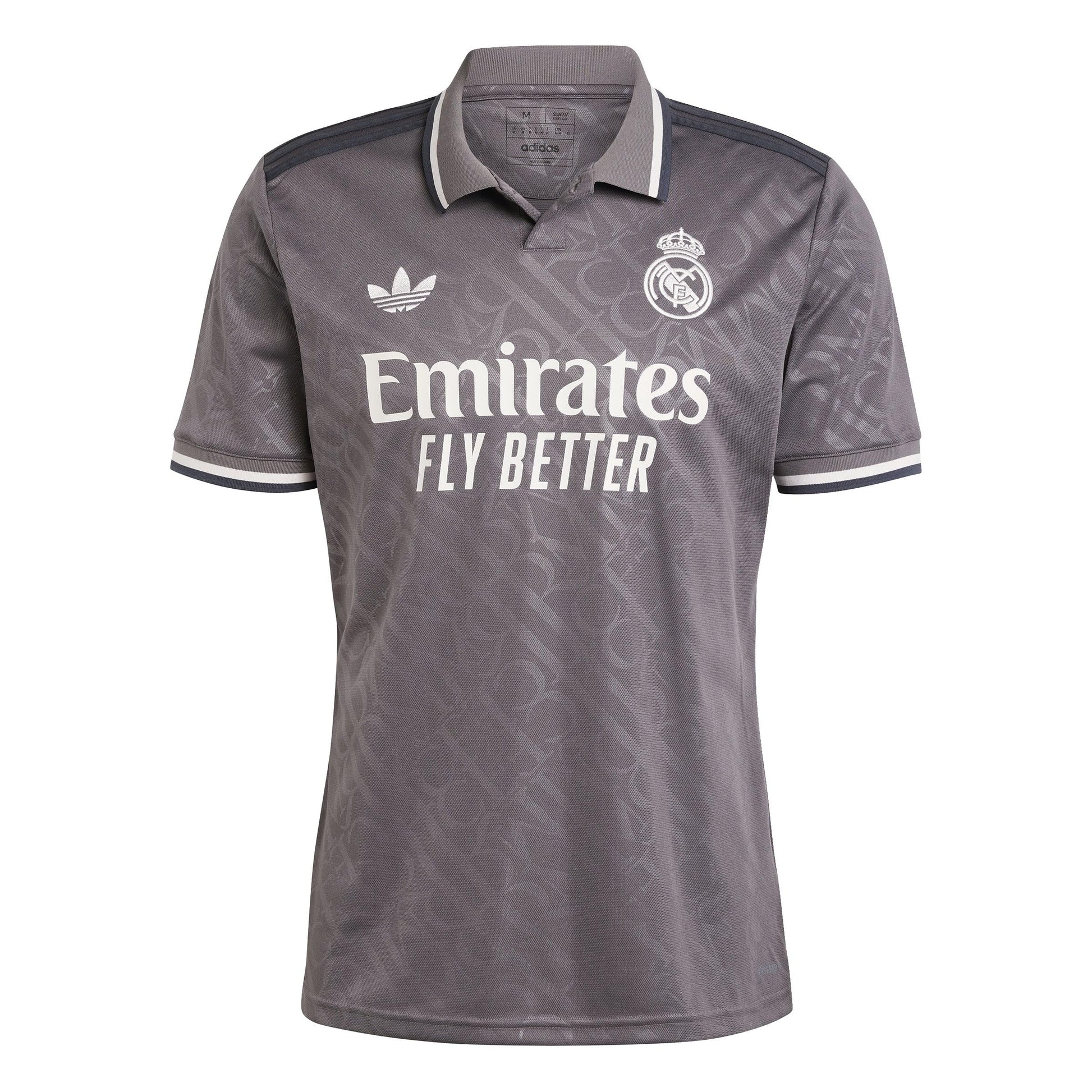 adidas Mens Real Madrid 24/25 Third Jersey Charcoal - Renee Lane Company