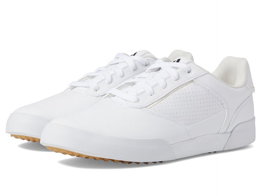 adidas Mens Retrocross Spikeless Golf Shoes Footwear White/Core Black/Chalk White 10.5 - Renee Lane Company