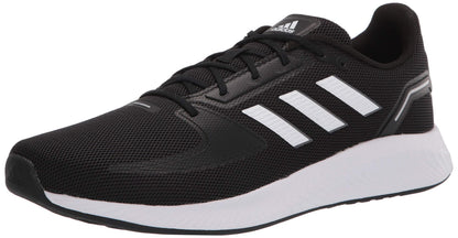 adidas Mens Runfalcon 2.0 Running Shoe Black/White/Grey 11 - Renee Lane Company
