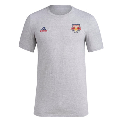 adidas Mens Short Sleeve Pre-Game T-Shirt Medium Grey Heather/New York Red Bulls X-Large - Renee Lane Company