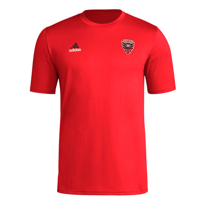 adidas Mens Short Sleeve Pre-Game T-Shirt Red/D.C. United 3X-Large - Renee Lane Company