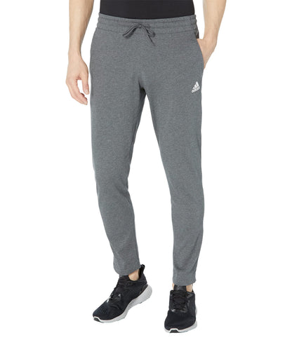 adidas Mens Size Essentials Single Jersey Tapered Open Hem Pants Dark Grey Heather 3X-Large/Tall - Renee Lane Company