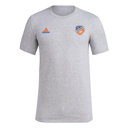 adidas Mens Size Short Sleeve Pre-Game T-Shirt Medium Grey Heather/Fc Cincinnati XX-Large Tall - Renee Lane Company