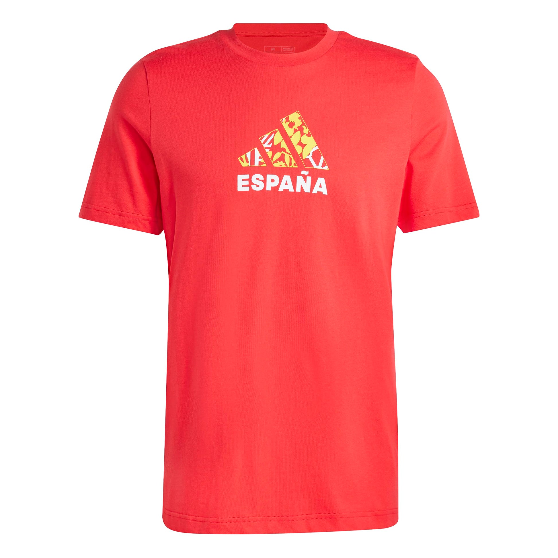 adidas Mens Spain Fan Graphic T-Shirt Ray Red - Renee Lane Company
