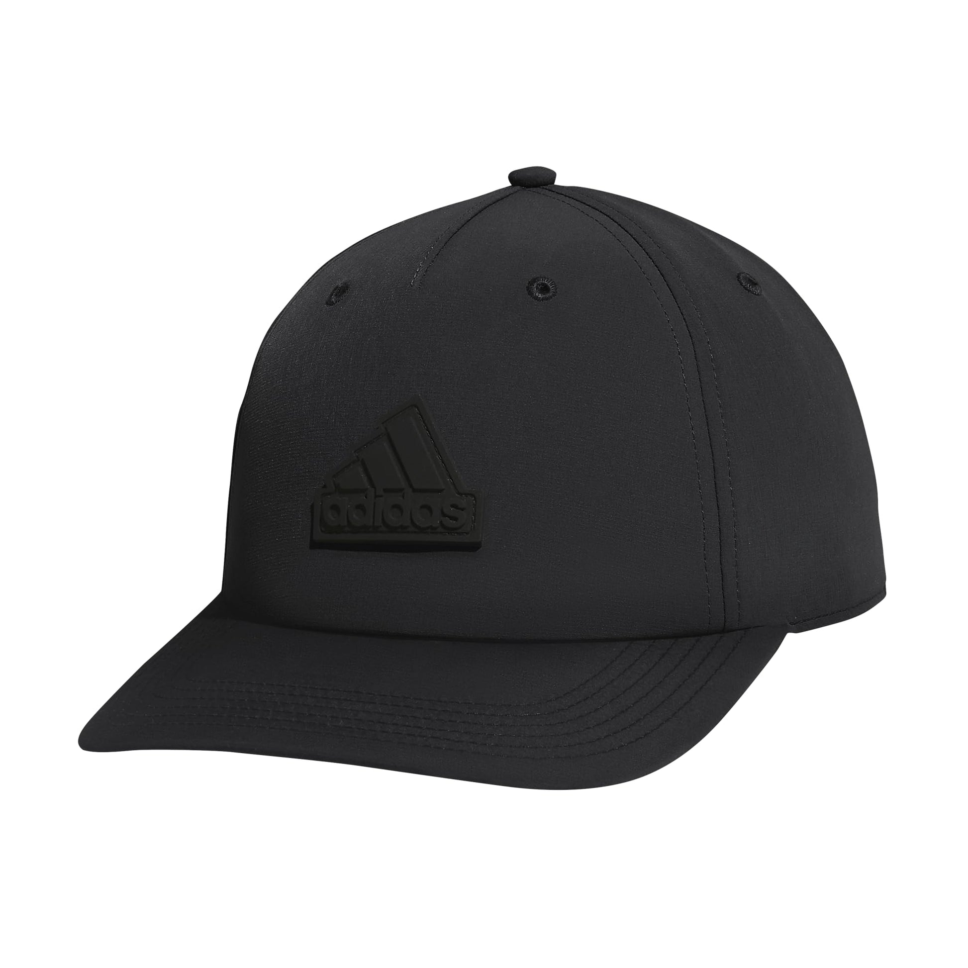 adidas Mens Sport 5-Panel High Crown Structured Snapback Adjustable Fit Cap Black/Grey - Renee Lane Company