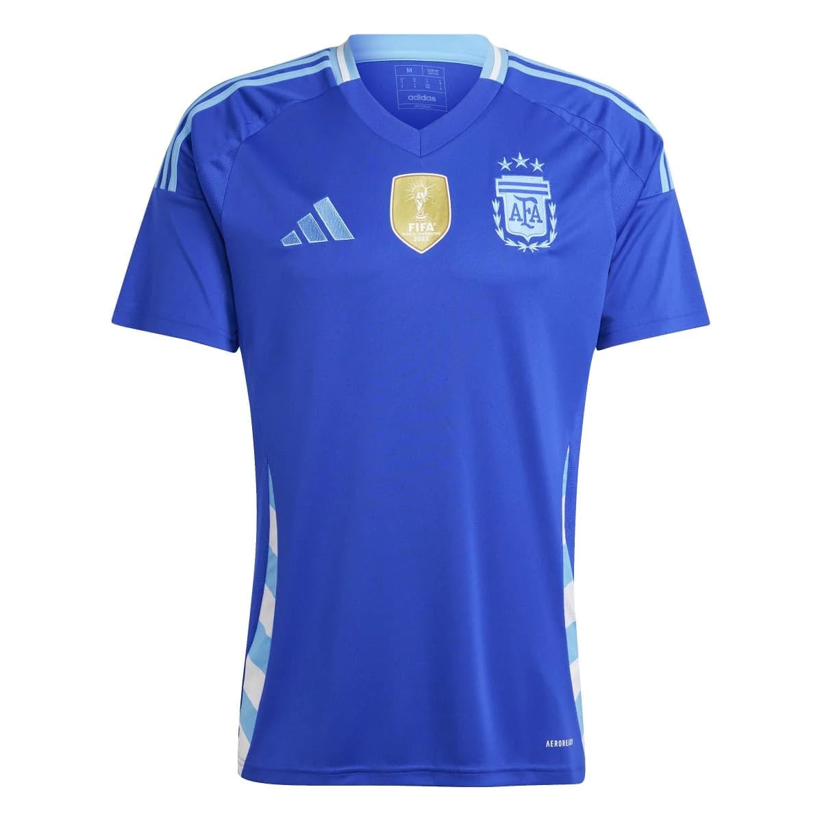 adidas Mens Standard Argentina 2024 Away Short Lucid Blue/Blue Burst - Renee Lane Company