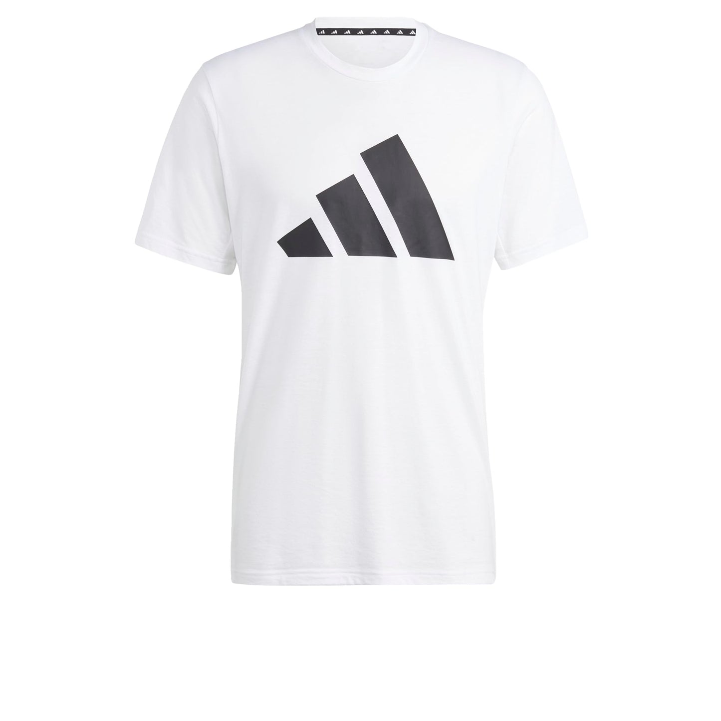 adidas Mens Standard Essentials Feelready Logo Training T-Shirt White/Black - Renee Lane Company