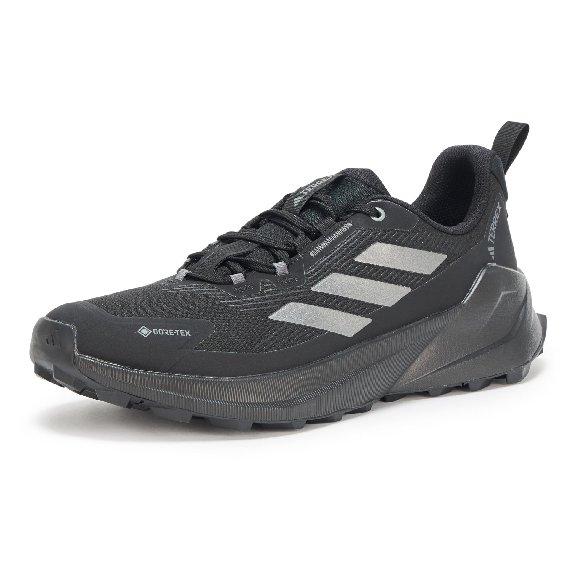 adidas Mens Terrex Trailmaker 2 Gore-TEX Hiking Sneaker Black/Black/Grey 7 - Renee Lane Company