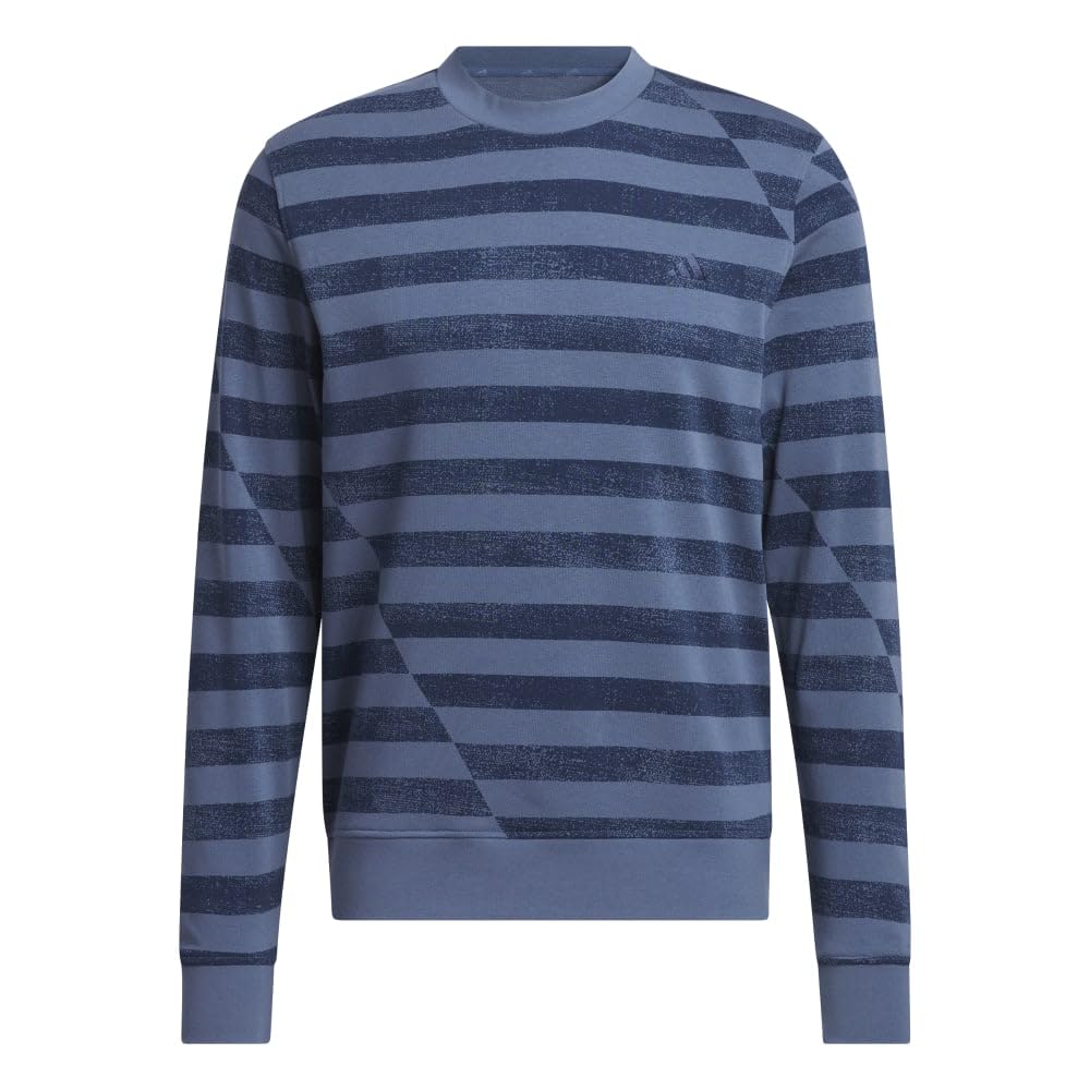 adidas Mens Ultimate365 Printed Crewneck Sweatshirt PRLOINConavy - Renee Lane Company