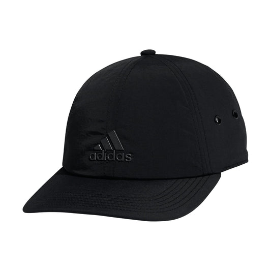 adidas Mens VMA Relaxed Fit Strapack Slight Precurve Brim Adjustable Hat Black/Gunmetal/Carbon Grey One Size - Renee Lane Company