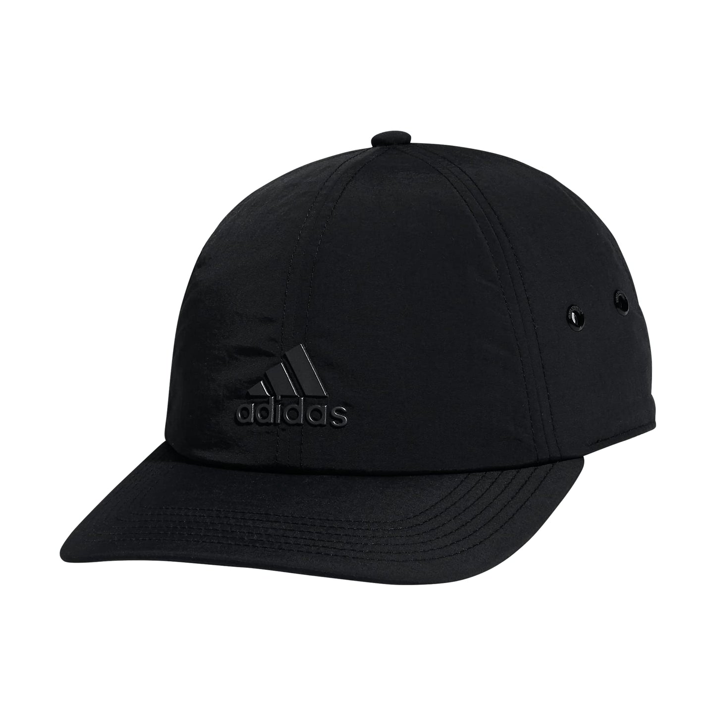 adidas Mens VMA Relaxed Fit Strapack Slight Precurve Brim Adjustable Hat Black/Gunmetal/Carbon Grey One Size - Renee Lane Company