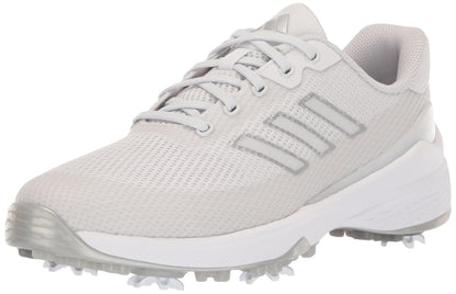adidas Mens ZG23 Vent Golf Shoes Dash Grey/Footwear White/Silver Metallic 7 - Renee Lane Company