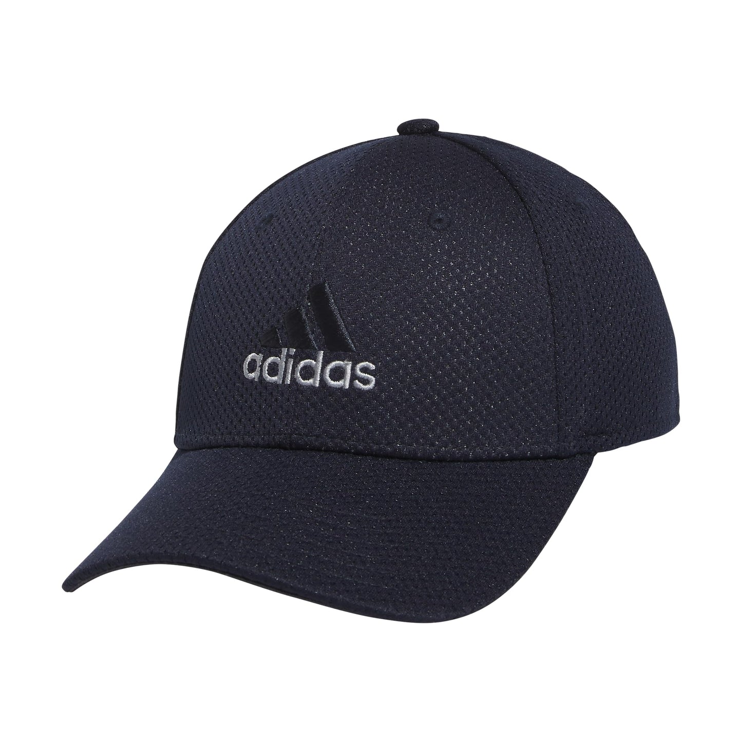 adidas Mens Zags 2.0 Structured Mid Crown A-Flex Stretch Fit Hat Dark Indigo Blue Large-X-Large - Renee Lane Company