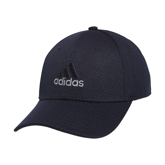 adidas Mens Zags 2.0 Structured Mid Crown A-Flex Stretch Fit Hat Dark Indigo Blue Large-X-Large - Renee Lane Company