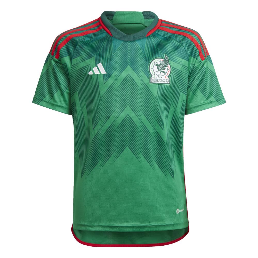 adidas Mexico 22 Home Jersey Kids Green Size L - Renee Lane Company