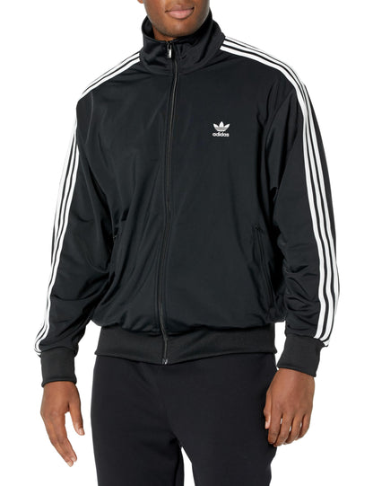 adidas Originals Mens Adicolor Classics Firebird Tracktop Black/White Small - Renee Lane Company