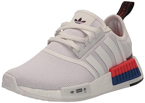 adidas Originals Mens NMD Sneaker White/Black/Bright Red 7 - Renee Lane Company