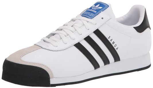 adidas Originals Mens Samoa Retro Sneaker Running Shoe White/Black 11.5 M US - Renee Lane Company