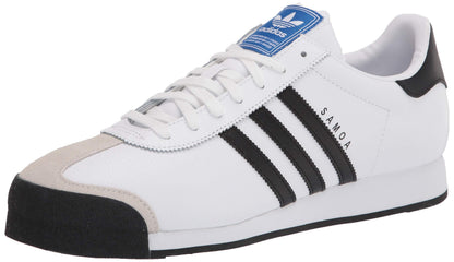 adidas Originals Mens Samoa Retro Sneaker Running Shoe White/Black 11.5 M US - Renee Lane Company
