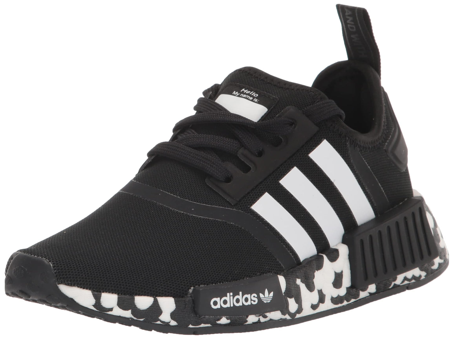 adidas Originals NMD_R1s Sneaker Core Black/Core Black/FTWR White (Refined) 7 US Unisex Big Kid - Renee Lane Company