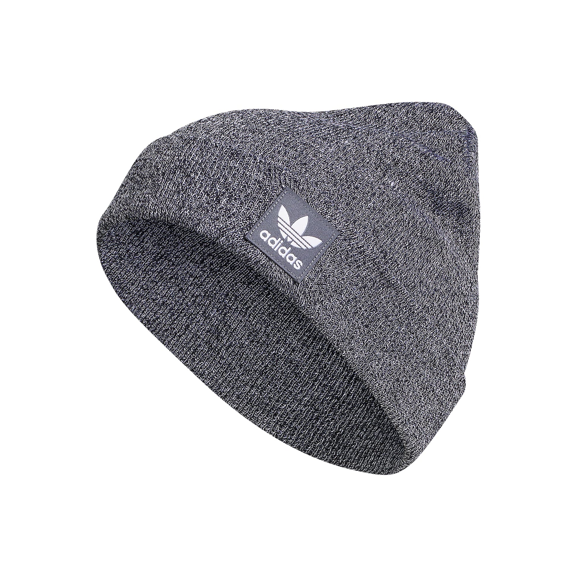 adidas Originals Unisex Originals Grove Beanie Heather Grey/White One Size - Renee Lane Company