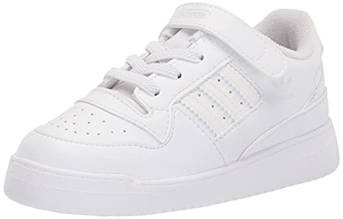 adidas Originals baby boys Forum Low Sneaker White/White/White 4 Toddler US - Renee Lane Company