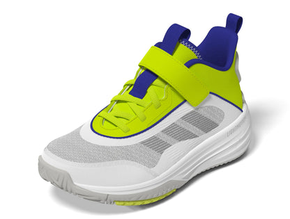adidas Own The Game 3.0 Basketball Sneaker White/Grey/Solar Slime 11.5 US Unisex Little Kid - Renee Lane Company