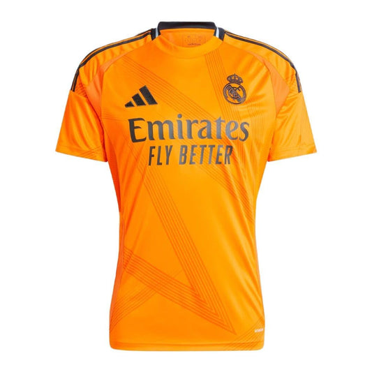 adidas Real Madrid Men’s Stadium Away Jersey 2024/25 (US Alpha Small Regular Regular Crew Orange) - Renee Lane Company