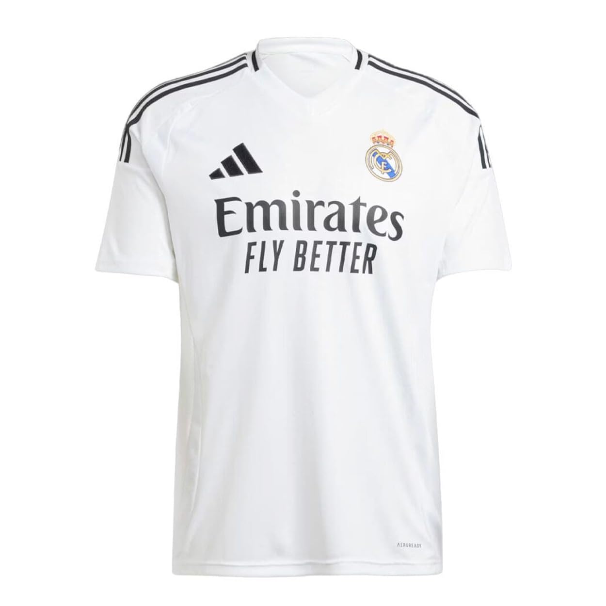 adidas Real Madrid Men’s Stadium Home Jersey 2024/25 (US Alpha Small Regular Regular White) - Renee Lane Company