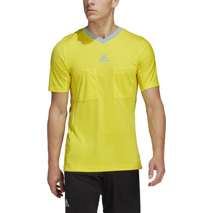adidas Referee 22 Mens Soccer Jersey M Bright Yellow - Renee Lane Company